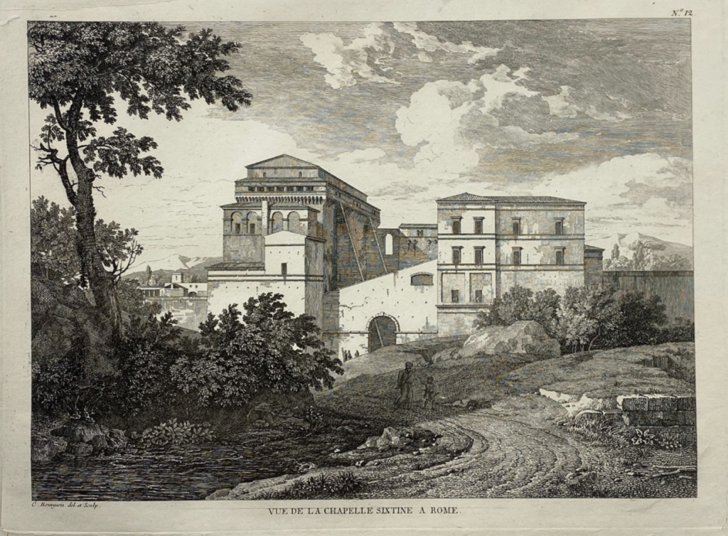 Vue de la Chapelle Sixtine a Rome par Constant Bourgeois - Photo principale