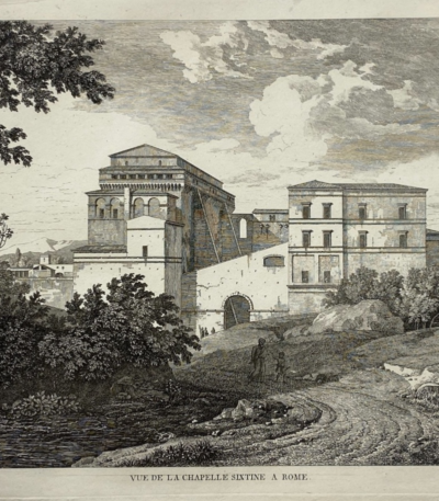 Vue de la Chapelle Sixtine a Rome par Constant Bourgeois - Photo principale