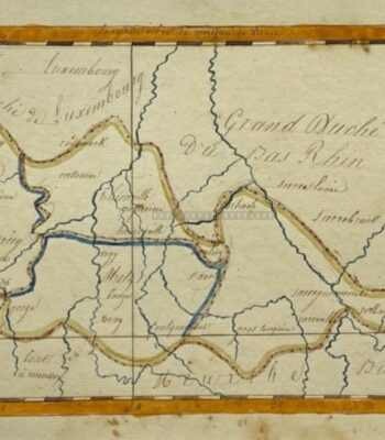 Plan Manuscrit Luxembourg, Moselle Est, Nord Bas-Rhin par Anonyme - Photo principale