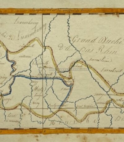 Plan Manuscrit Luxembourg, Moselle Est, Nord Bas-Rhin par Anonyme - Photo principale