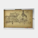 Carnet de dessins et croquis d'architecture. par Emile Wolf - Photo principale