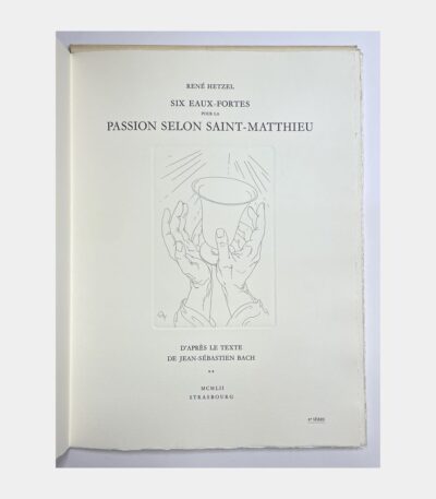 René Hetzel,Jean-Sébastien Bach,Passion selon Saint-Mathieu par René Hetzel - Photo principale