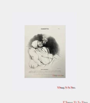 SILHOUETTES - La pipe matinale par Honoré Daumier - Photo principale